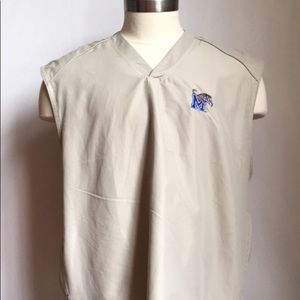 🐅 UNIVERSITY OF MEMPHIS TIGERS XL VEST W/SIDE ZIP